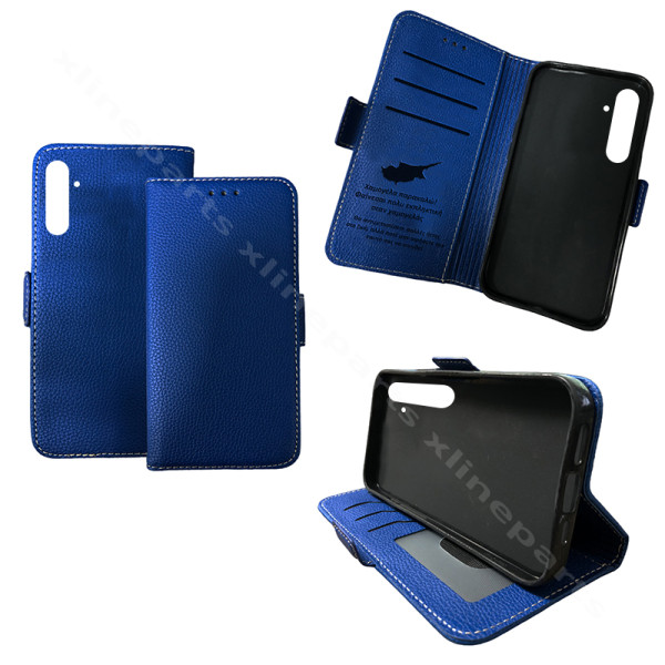 Флип-кейс Venture Samsung A04s A047 синий