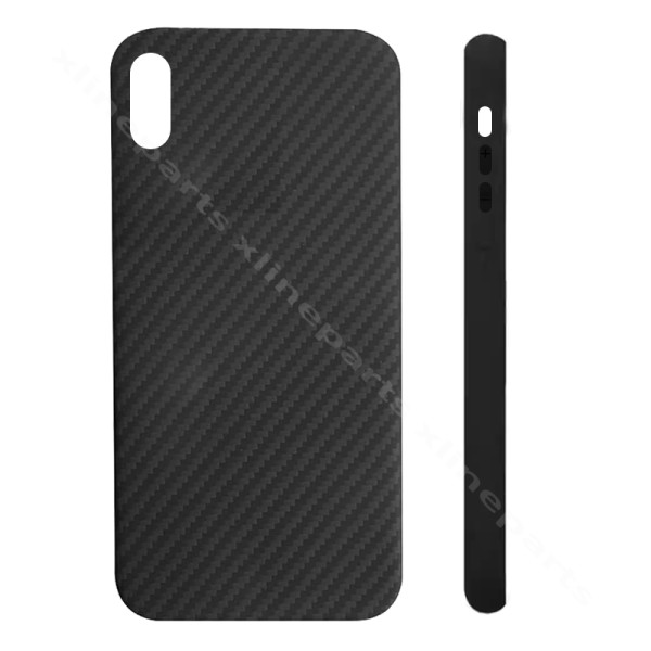 Back Case  Fiber Apple iPhone X/XS black