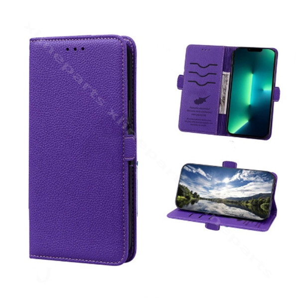 Flip Case Venture Samsung S22 Plus S906 μωβ