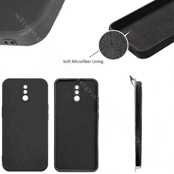 Задний чехол силиконовый в комплекте для Huawei Mate 20 Lite черный