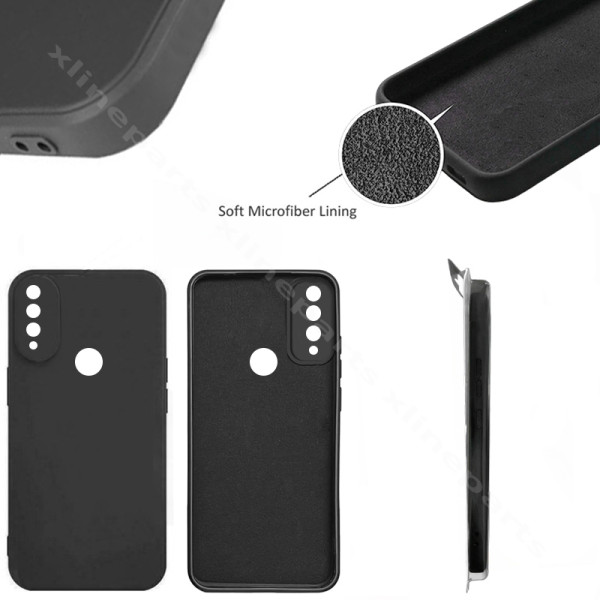 Задний чехол силиконовый в комплекте для Huawei P30 Lite черный
