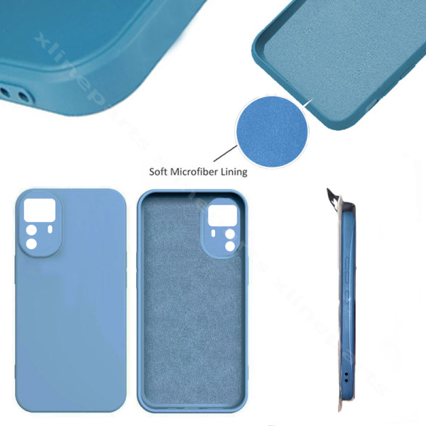Back Case Silicone Complete Xiaomi 12T Pro blue