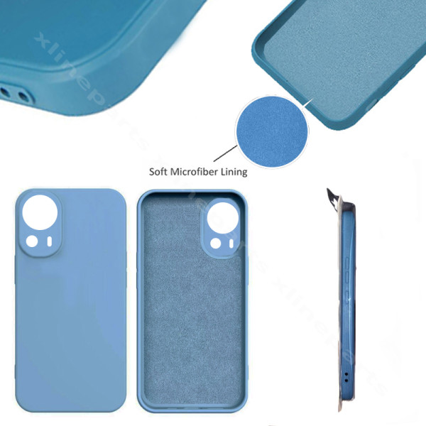 Back Case Silicone Complete Xiaomi 13 Lite blue
