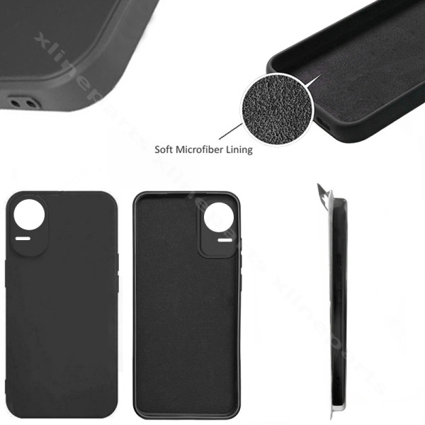 Back Case Silicone Complete Xiaomi Poco F4 black