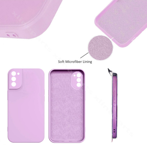 Back Case Silicone Complete Samsung S21 FE G990 purple