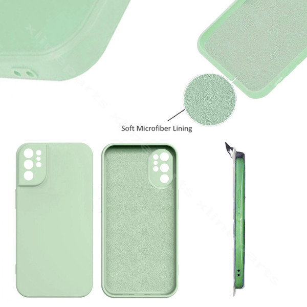 Back Case Silicone Complete Samsung S22 Ultra S908 green