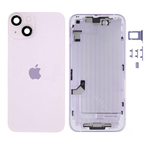 Задняя батарея и средняя крышка Apple iPhone 14 Plus фиолетовый