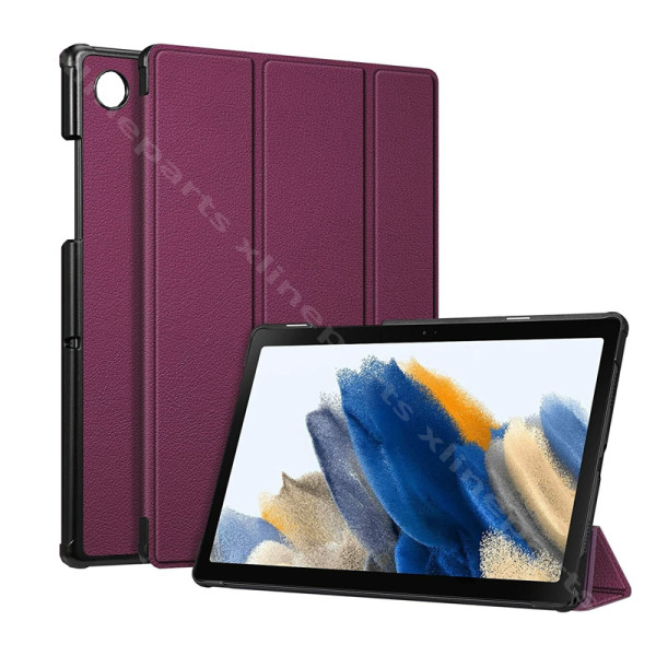 Чехол для планшета Samsung Tab A8 10,5" X200, складывающийся втрое, фиолетовый
