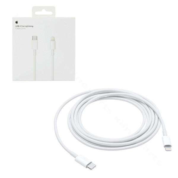 Cable USB-C to Lightning Apple 2m white