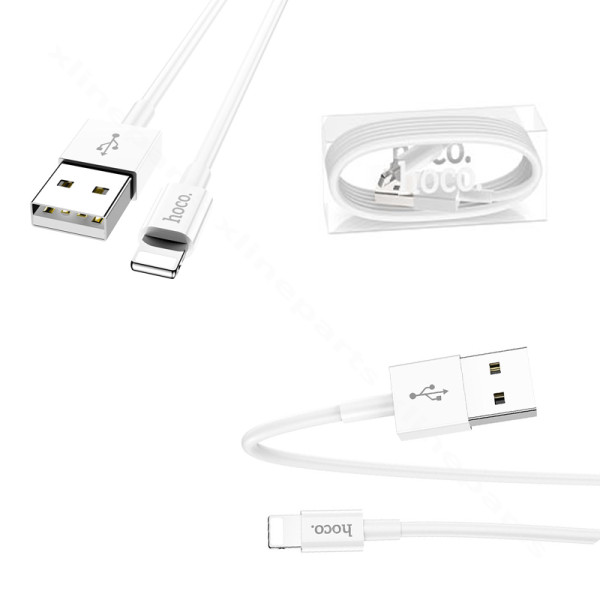 Cable USB to Lightning Hoco X64 Lightweight 1m white bulk