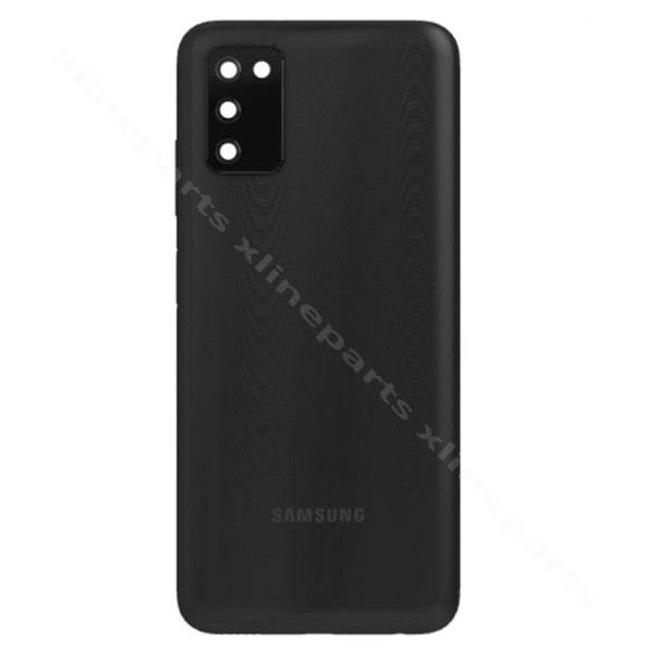 Κάμερα φακού πίσω καλύμματος μπαταρίας Samsung A03s A037F μαύρο OEM