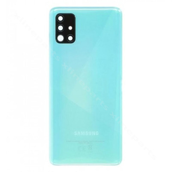 Κάμερα φακού πίσω καλύμματος μπαταρίας Samsung A51 A515 μπλε*
