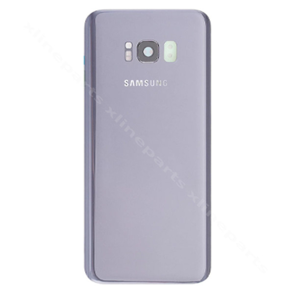 Back Battery Cover Lens Camera Samsung S8 Plus G955 orchid gray OEM