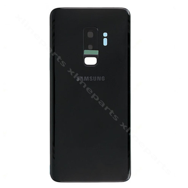 Задняя крышка аккумуляторного отсека Объектив камеры Samsung S9 Plus G965 черный OEM*