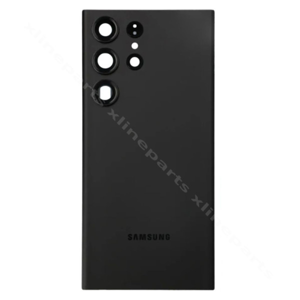 Κάμερα φακού πίσω καλύμματος μπαταρίας Samsung S23 Ultra S918 μαύρο OEM*