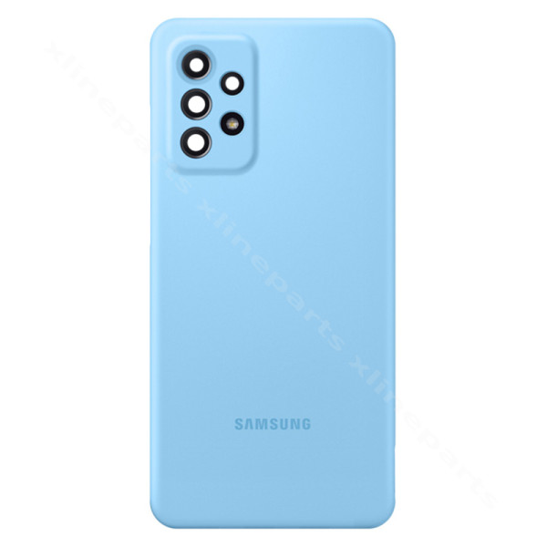 Κάμερα φακού πίσω καλύμματος μπαταρίας Samsung A72 A725 μπλε OEM*