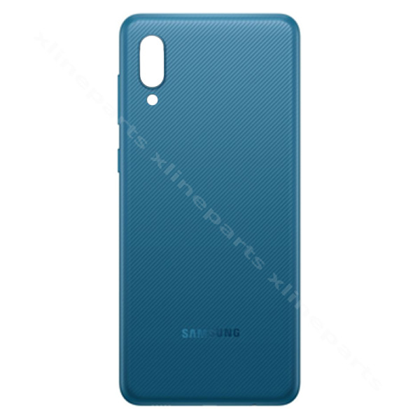 Back Battery Cover Samsung A02 A022 blue OEM
