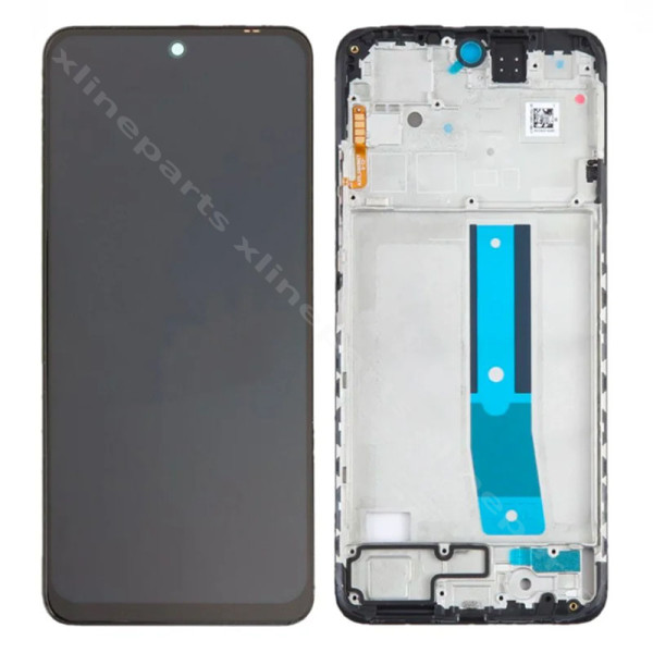 LCD Complete Frame Xiaomi Redmi Note 12S black (Original)