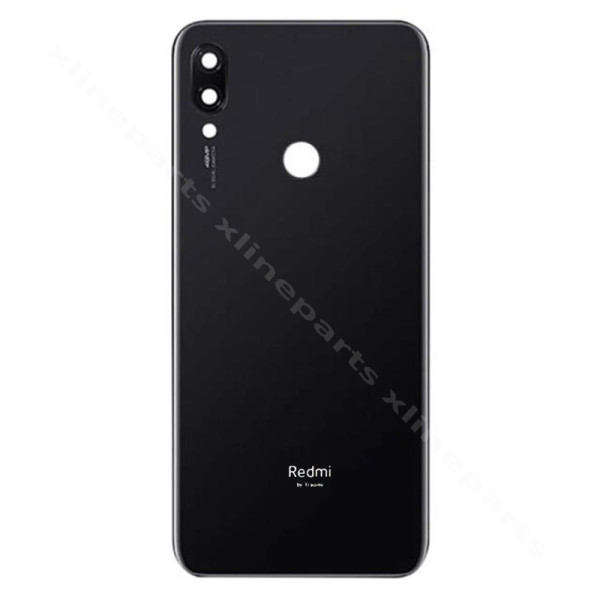 Задняя крышка аккумуляторного отсека Объектив камеры Xiaomi Redmi Note 7 Pro черный*