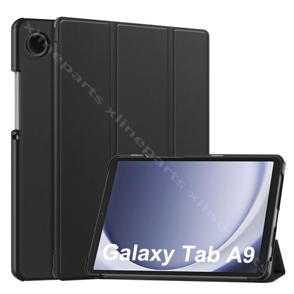 Чехол для планшета Samsung Tab A9 8,7 дюйма X110, складывающийся втрое, черный