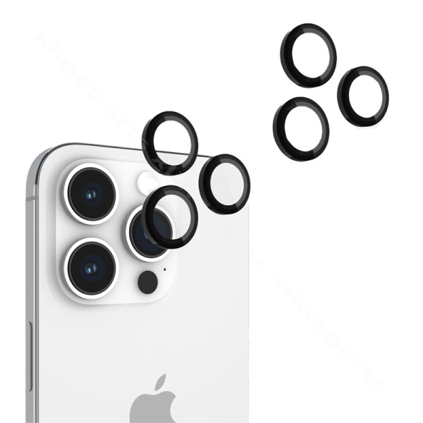 Προστατευτικό κάμερας με δακτύλιο από σκληρυμένο γυαλί Apple iPhone 15 Pro/15 Pro Max