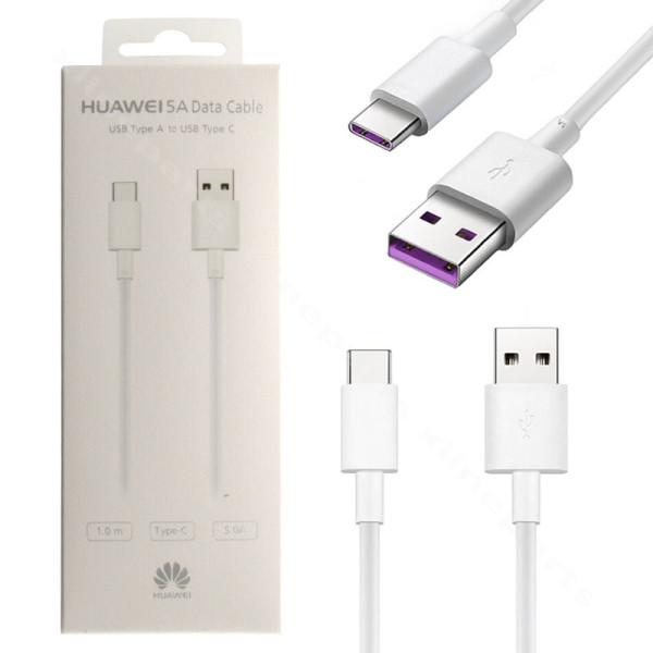 Καλώδιο USB σε USB-C Huawei AP71 5A 1m λευκό