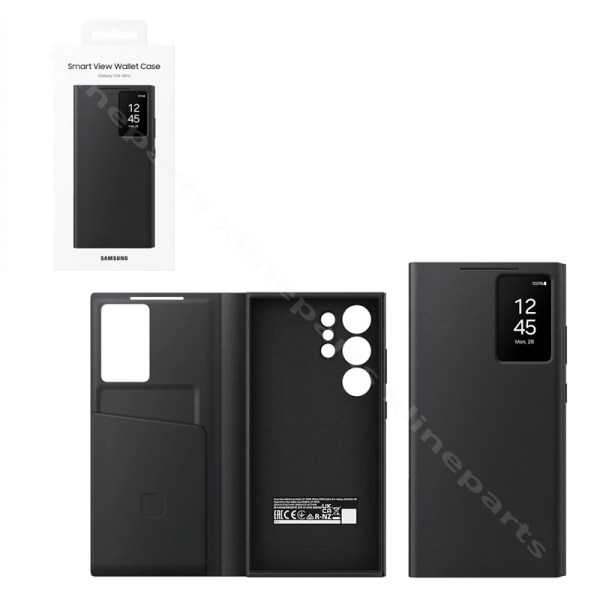 Flip Case Smart View Wallet Samsung S24 Ultra S928 black (Original)