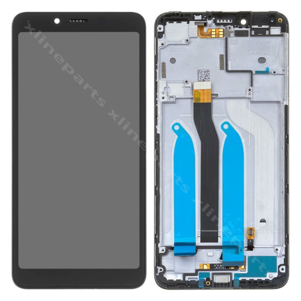 Πλήρες πλαίσιο LCD Xiaomi Redmi 6A/ 6 μαύρο OCG