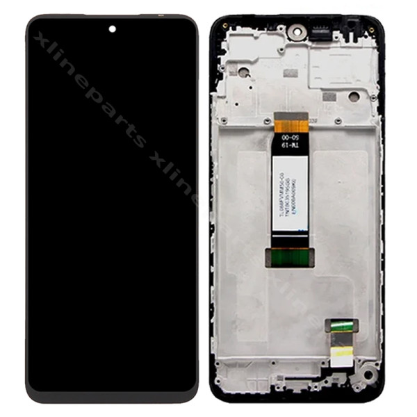 LCD Complete Frame Xiaomi Poco M6 Pro 4G black OCG