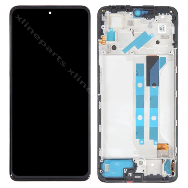 LCD Complete Frame Xiaomi Redmi Note 12 Pro 4G black OLED