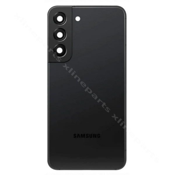Κάμερα φακού πίσω καλύμματος μπαταρίας Samsung S22 S901 μαύρο*