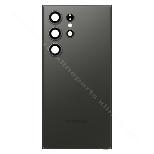Back Battery Cover Lens Camera Samsung S24 Ultra S928 titanium black