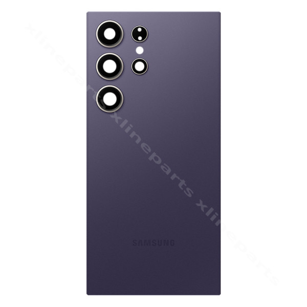 Back Battery Cover Lens Camera Samsung S24 Ultra S928 titanium violet
