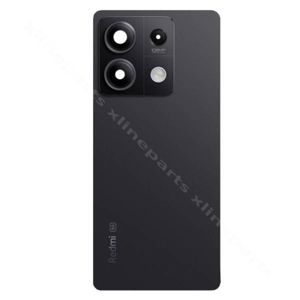 Κάμερα φακού πίσω κάλυμμα μπαταρίας Xiaomi Redmi Note 13 5G μαύρο