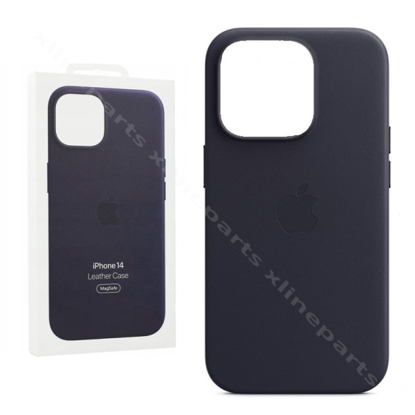 Back Case Leather Magsafe Apple iPhone 14 ink (Original)