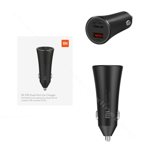 Φορτιστής αυτοκινήτου Dual USB Xiaomi Mi 37W μαύρο