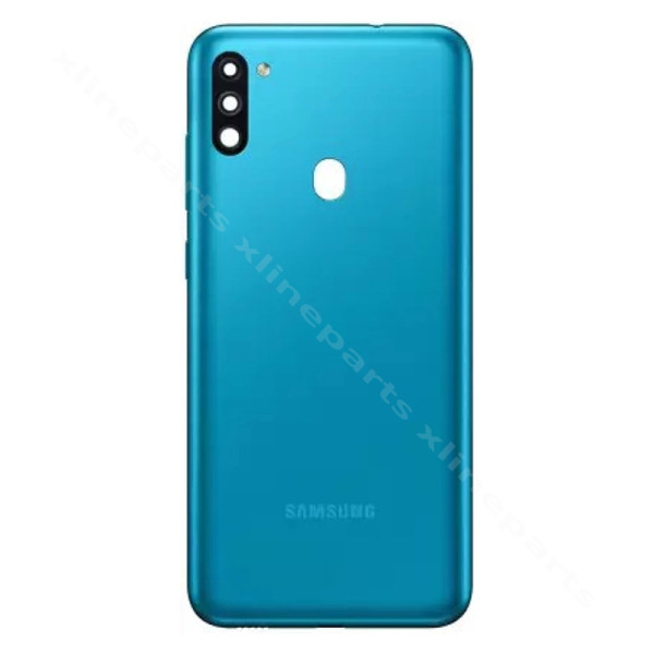 Задняя крышка аккумуляторного отсека в комплекте Samsung M11 M115 синяя