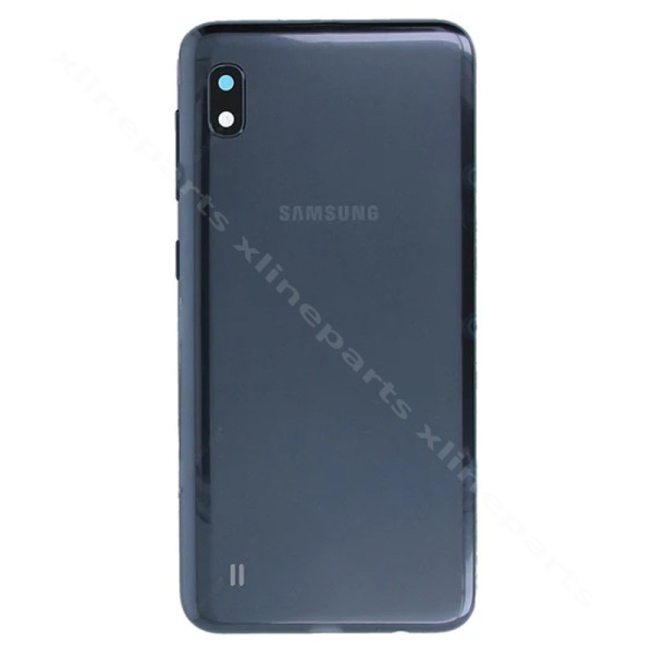 Κάμερα φακού πίσω κάλυμμα μπαταρίας Samsung A10 A105 μαύρο
