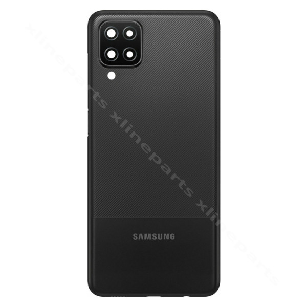 Back Battery Cover Lens Camera Samsung A12 A125 black