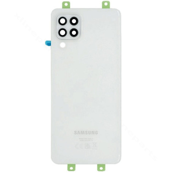 Back Battery Cover Lens Camera Samsung A22 A225 4G white