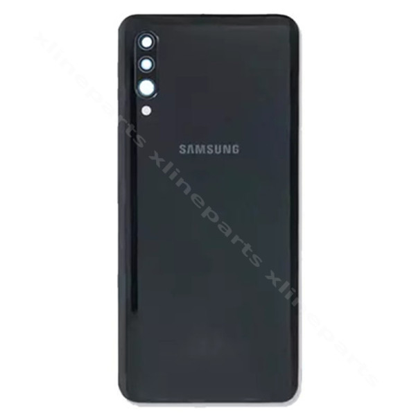 Задняя крышка аккумуляторного отсека для объектива камеры Samsung A30s A307 черный