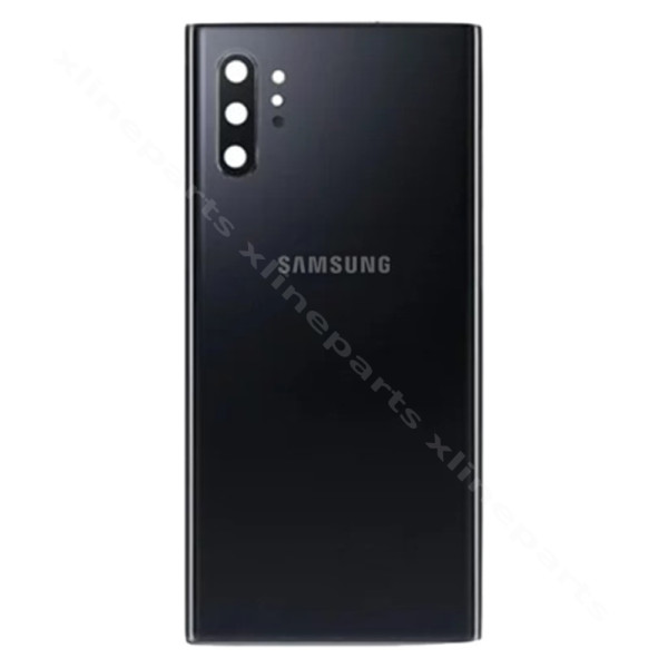 Задняя крышка аккумуляторного отсека для объектива камеры Samsung Note 10 N970 черный OEM*