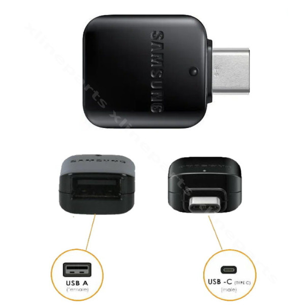 Adapter USB-C Male to USB Female Samsung black bulk
