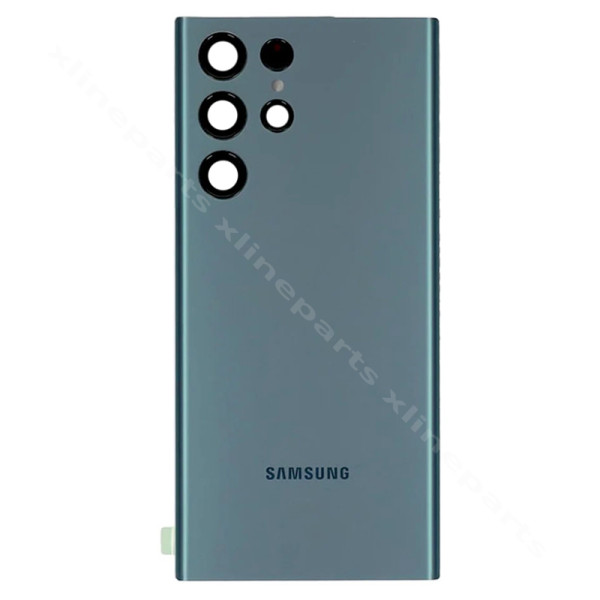 Κάμερα φακού πίσω καλύμματος μπαταρίας Samsung S22 Ultra S908 πράσινο OEM*