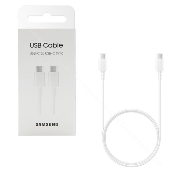 Cable USB-C to USB-C Samsung 3A 1m white