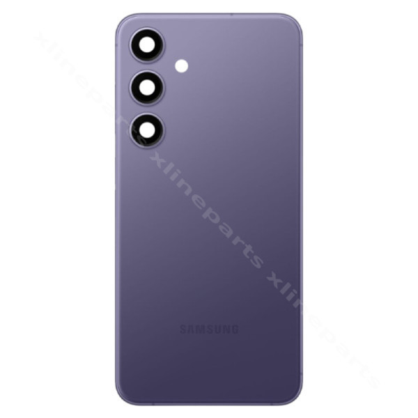Back Battery Cover Lens Camera Samsung S24 Plus S926 cobalt violet