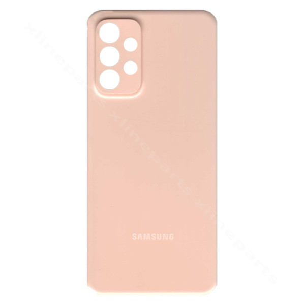 Задняя крышка аккумуляторного отсека Samsung A23 A236 5G персикового цвета