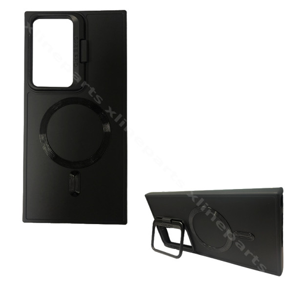Back Case Magsafe Bracket Stand Samsung S24 Ultra S928 black