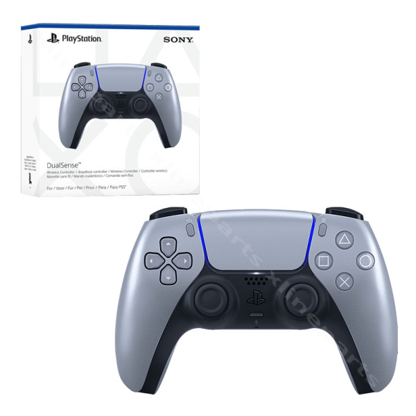 PlayStation 5 DualSense Wireless Controller sterling silver