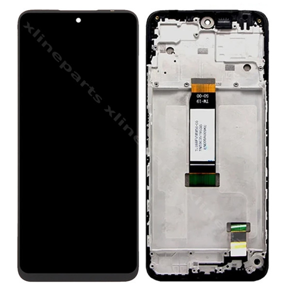 LCD Complete Frame Xiaomi Poco M6 Pro 5G black OCG
